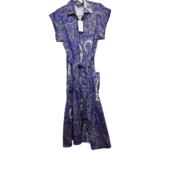Julia Amory Betty Dress in Beach Paisley NWT Sz. L - Picture 6 of 11